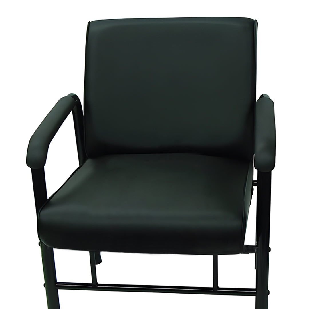 B409 Slide Seat Shampoo Chair Black