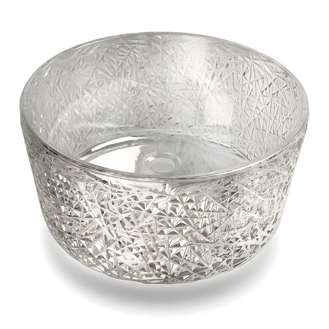 Bird Nest Clear Glass Bowl