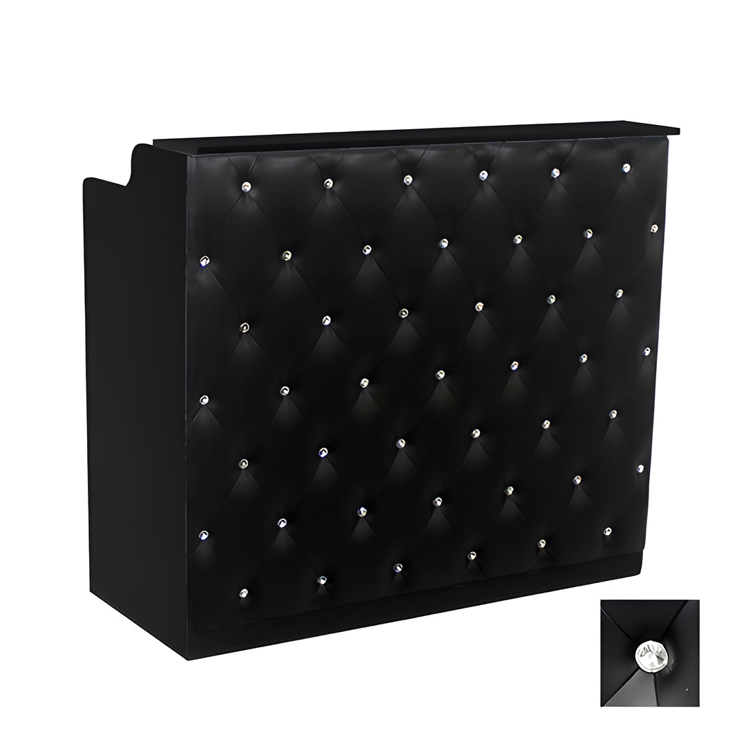 “Delamere” Salon Reception Desk Black