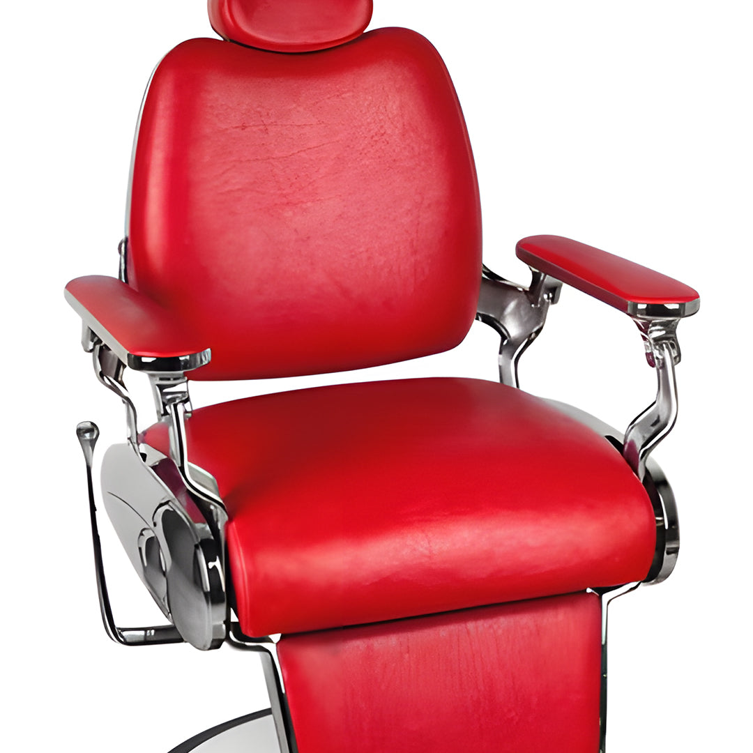 Jaguar Barber Chair Red