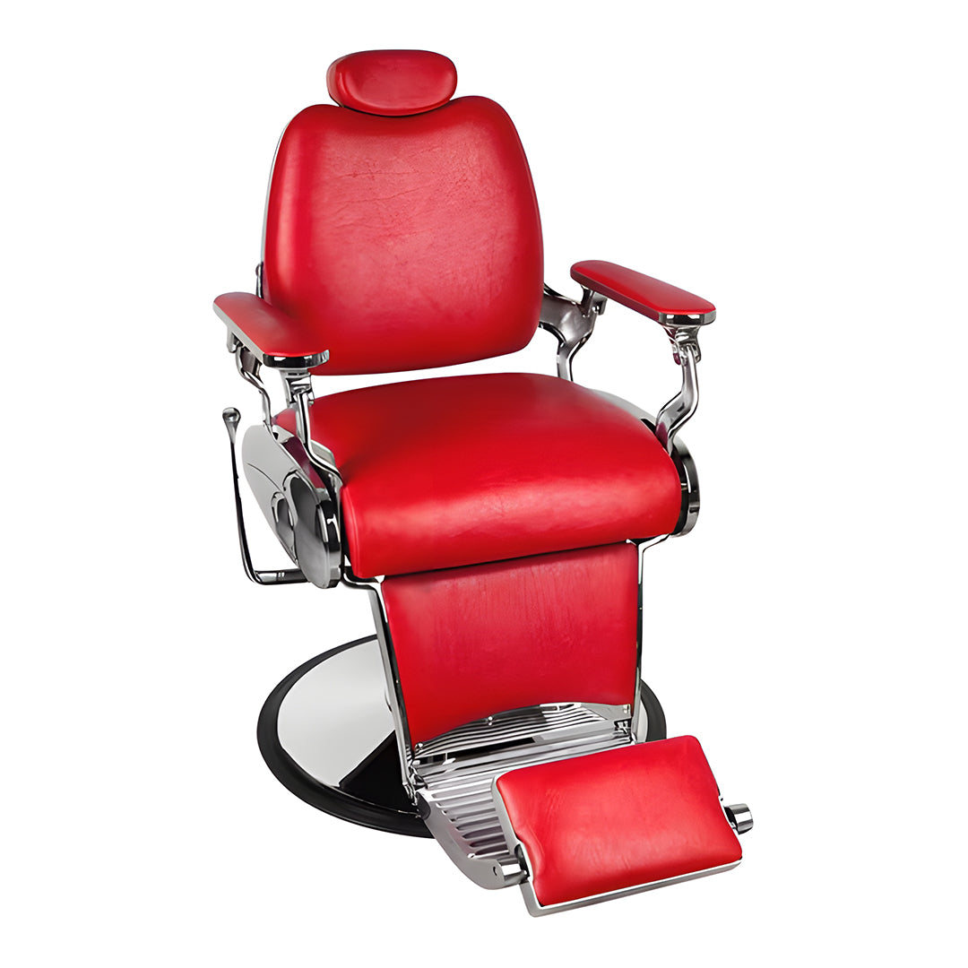 Jaguar Barber Chair Red