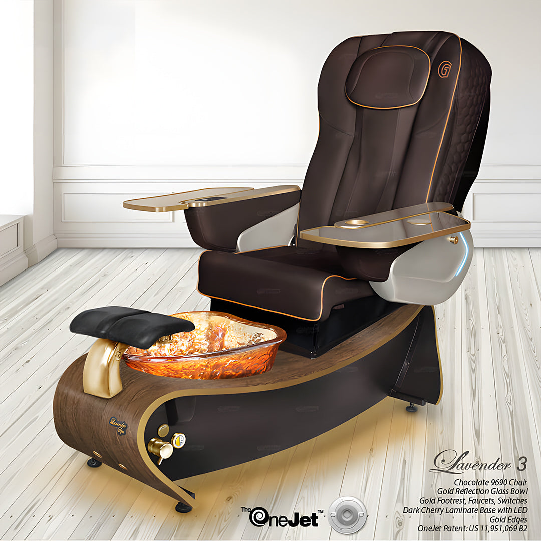 Lavender 3 Pedicure Chair