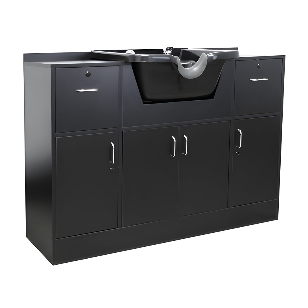 Lincoln Shampoo Station With Storage Abs Bowl