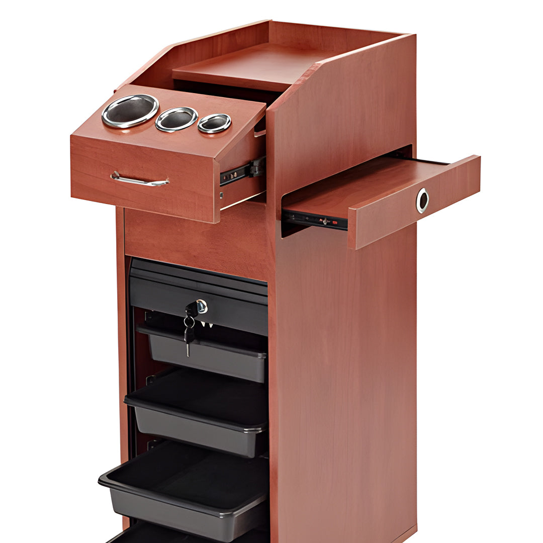D39WD Lockable Mobile Station With Casters