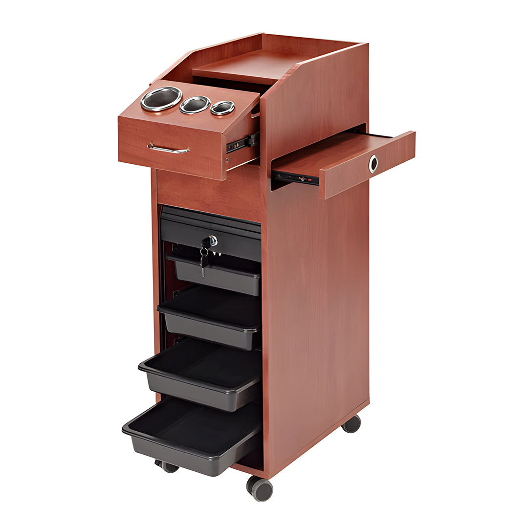 D39WD Lockable Mobile Station With Casters