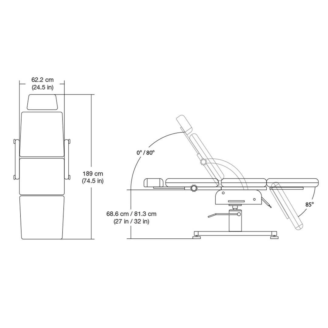 Elite Silverstar Hydraulic Bed