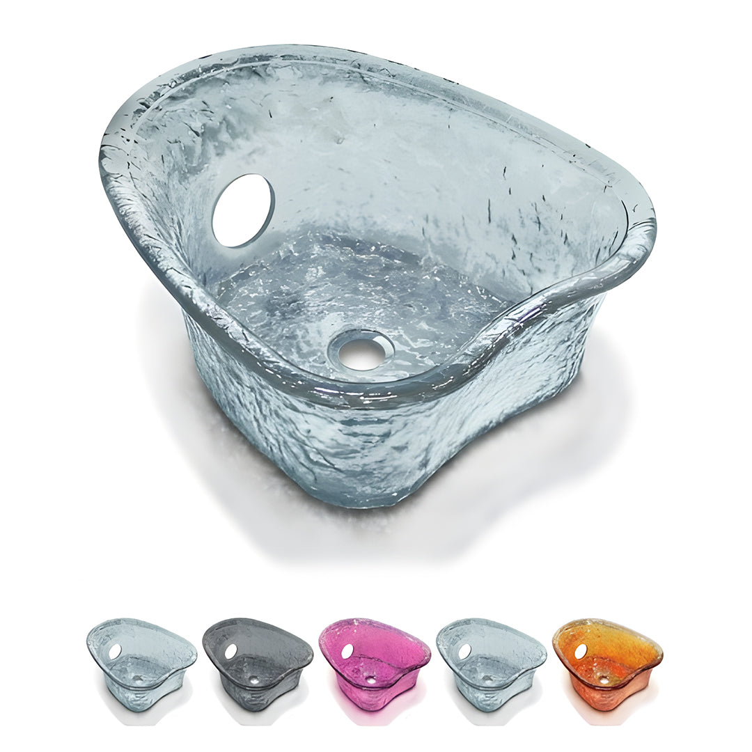 Heart Shape Glass Pedicure Bowl