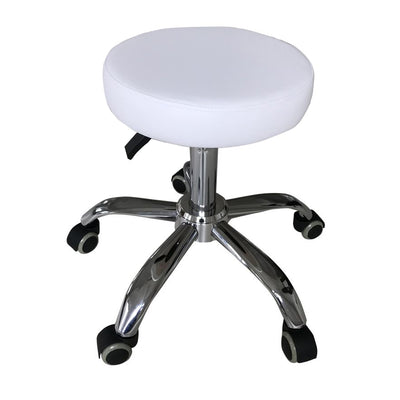 Hydraulic Stool White