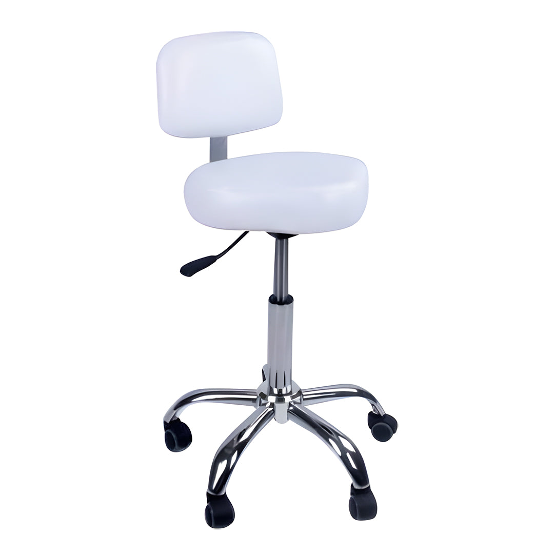 Hydraulic Stool With Backrest