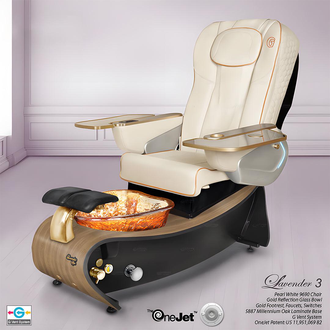 Lavender 3 Pedicure Chair