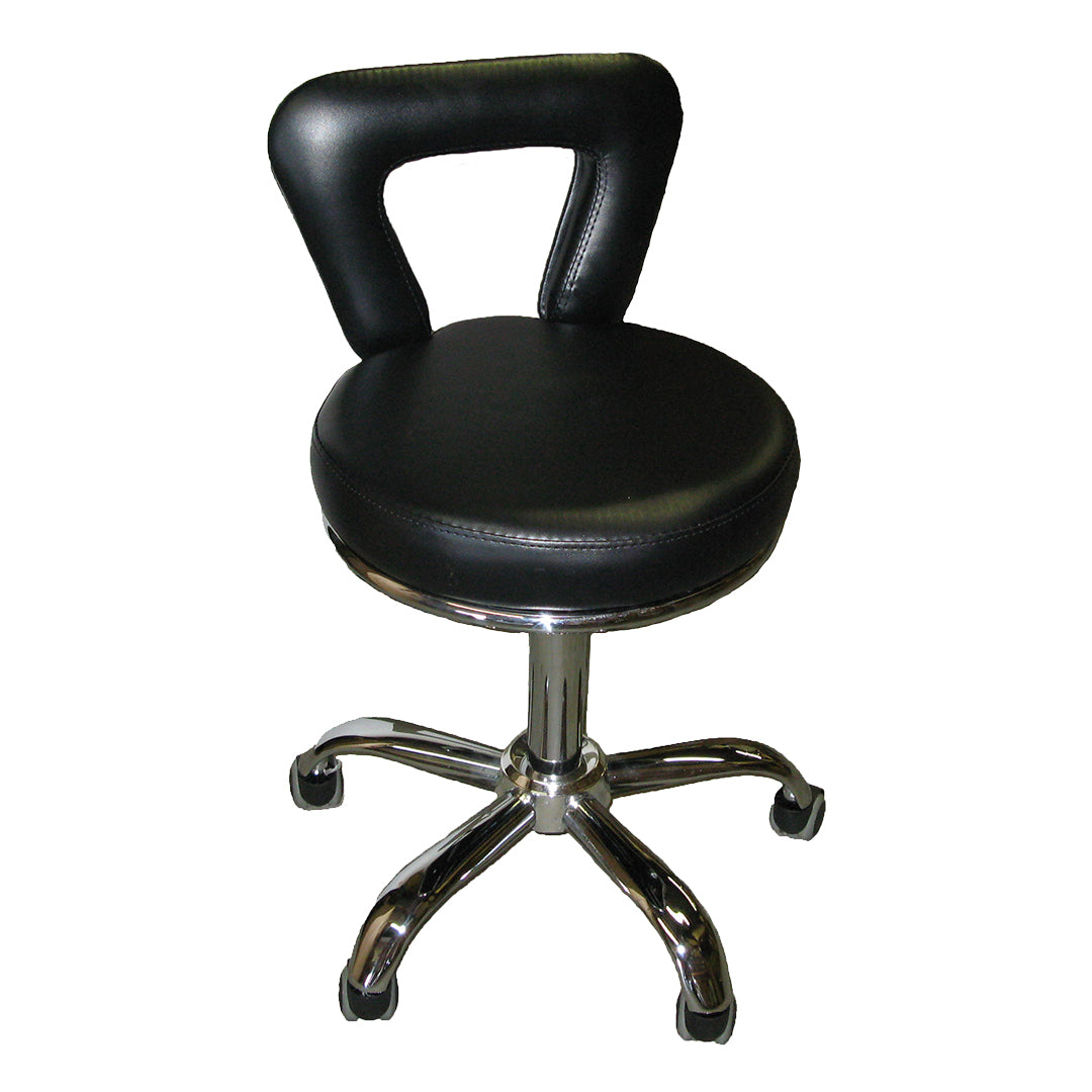 Pedicure Stool Pearl Black