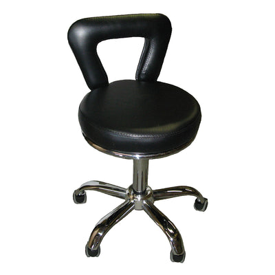 Pedicure Stool Pearl Black