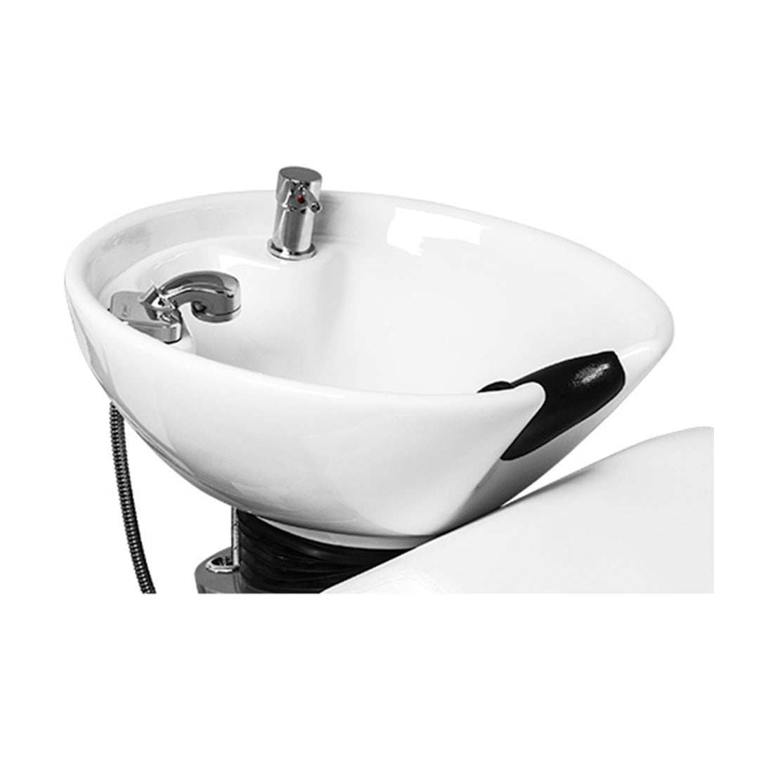 Salon Shampoo Bowl White